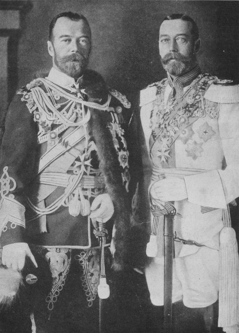 Царь Николай II и король Георг V