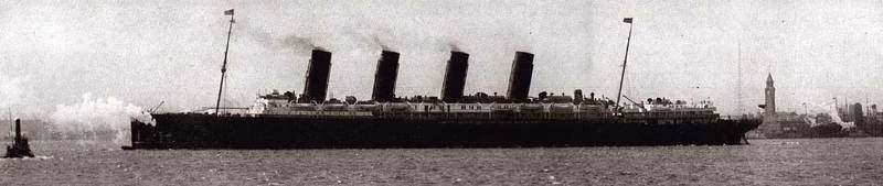 Лузитания, потопленная 7 мая 1915