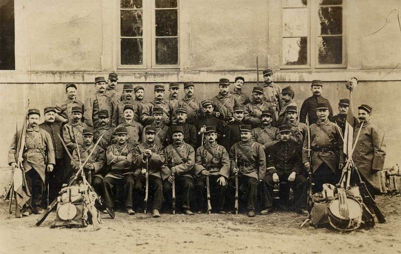 Французские войска, 1917