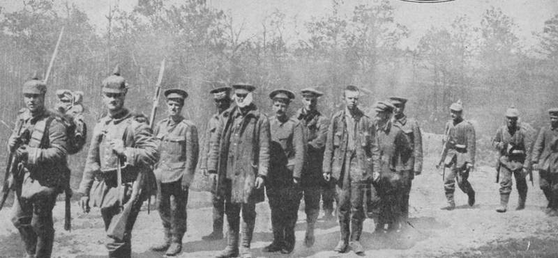 Британские военнопленные захваченные во Фландрии