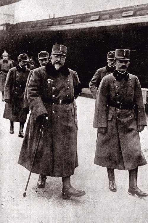Король Болгарии Фердинанд и император Австро-Венгрии Карл I