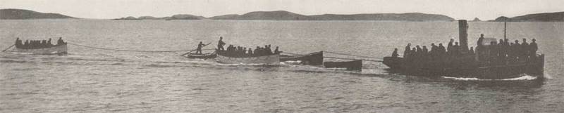 Спасение моряков с затонувшей подводной лодки